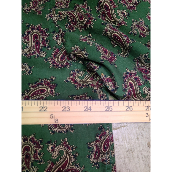 Men's Tommy Hilfiger XL Paisley Long Sleeve Men's Button Down Mod Psychedelic - Picture 3 of 4